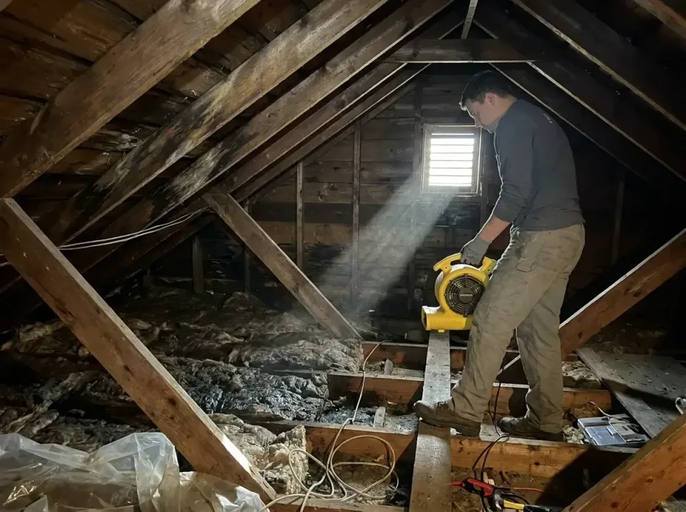 attic-water-damage-drying-proc-007 — frequently asked questions, Emergency Water Extraction & 24/7 Flood Response in Gentry,…